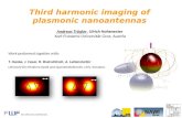 Third harmonic imaging of  plasmonic nanoantennas