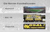 Die Berner Fussballszenen Wankdorf BSC YB Chapuisat