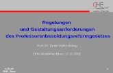 Www.che.de 12.12.02 DHV, Bonn 1 Regelungen und Gestaltungsanforderungen des Professorenbesoldungsreformgesetzes des Professorenbesoldungsreformgesetzes
