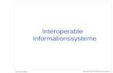 Interoperable Informationssysteme - 1 Klemens B¶hm Interoperable Informationssysteme