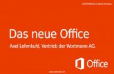 Axel Lehmkuhl, Vertrieb der Wortmann AG.   WORTMANN AG empfiehlt Windows