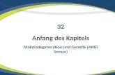 Anfang des Kapitels Makuladegeneration und Genetik (AMD Sensor) 32
