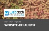 Website Relaunch SEO - WebTechCon 2016
