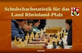 Schulschachstatistik f¼r das Land Rheinland-Pfalz 23.01.2014