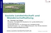 Www.  Soziale Landwirtschaft und Wanderschafhaltung Dr. Thomas van Elsen P ETRARCA â€“ Europ¤ische Akademie f¼r Landschaftskultur Deutschland