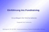 Einf¼hrung ins Fundraising