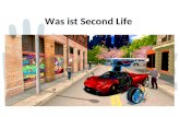 Was ist Second Life. Second Life ist eine MMORPG ¤hnliche 3D Welt. ïƒ SL ist aber kein Spiel sondern eine Simulation ïƒ Es gibt in SL weder Handlungsstrang