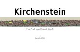 Kirchenstein Eine Stadt von Valentin K¶pfli Baujahr 2015