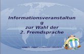 Informationsveranstaltung zur Wahl der 2. Fremdsprache HANNAH-ARENDT-GYMNASIUM LENGERICH