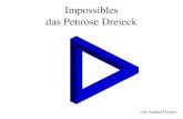 Impossibles das Penrose Dreieck von Andrea Fischer
