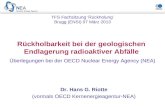 R¼ckholbarkeit von radioaktiven Abf¤llen. Hans G. Riotte, Ex-OECD