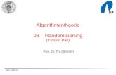 Algorithmentheorie 03 â€“ Randomisierung (Closest Pair)