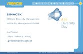 © SIMACEK Facility Management Group   Diversity Day 201117.02.2014 08:39 SIMACEK CSR und Diversity Management bei Facility Management