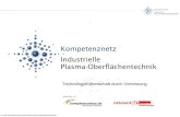 © 2006 Kompetenznetz Industrielle Plasma-Oberfl¤chentechnik Technologief¼hrerschaft durch Vernetzung