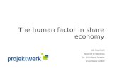 The human factor in share economy