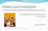 iPolitics und Partizipation