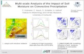 10.04.2008 KIT â€“ die Kooperation von Forschungszentrum Karlsruhe GmbH und Universit¤t Karlsruhe (TH) Multi-scale Analysis of the Impact of Soil Moisture