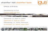 Chainflex ® h¤lt chainflex ® lasts.1030 Typen ab Lager.keine   Mindermengenzuschlag.hohe Haltbarkeit CF9.UL & CF10.UL Steuerleitung
