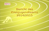 18.07.20151 Bericht des Kreisjugendteams 2014/2015