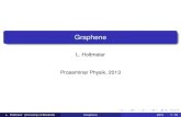 Graphene - yorks/pro13/ ¢  Fullerene Nanor£¶hren L. Holtmeier (University of Bielefeld)