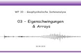 03 ¢â‚¬â€œ Eigenschwingungen & Arrays - Geophysics Homepage GDA ¢â‚¬â€œ 03 Eigenschwingungen & Arrays 14 Definition
