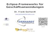 Eclipse-Frameworks f£¼r Gesch£¤ Austauschgruppe (ATG), Chrysler (Detroit) Gerhardt Consulting, Stuttgart