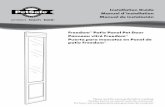 Installation Guide Manuel d’installation Manual de ...pdf.lowes.com/installationguides/729849155305_ 4 EN FR ES Components Tools Needed NOTE: The PetSafe ® Freedom® Patio Panel