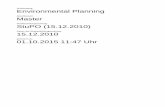 Studiengang: Environmental Planning - TU Berlin · PDF file Environmental Planning Studierende des viersemestrigen, teilweise englischsprachigen Masterstudiengangs Environmental Planning