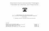 Eberhard Karls Universität Tübingen Fakultät für Chemie ... · PDF filePC7 Irreversible Thermodynamik und Transport (Meixner, Chassé, Gauglitz) PC8 Interstellare Materie (Christen)