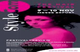 9 – 10 NOV - style-com.de · PDF fileMEHR STYLE MEHR COMMUNITY MEHR FLOORS Dein einzigartiges Hairfestival mit zahlreichen Floors, Bühnen und Ausstellungen bietet einen abwechslungsreichen