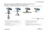 Rosemount 5900S Berührungsloses Radar-Füllstandsmessgerät · PDF file4 Rosemount 5900S November 2014 Füllstandsmessgerät (2-in-1) für die kosteneffiziente, redundante Füllstandsmessung