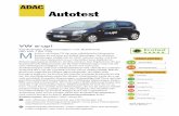 Autotest - ADAC · PDF file 2016-02-25 · Autotest VW e-up! Fünftüriger Kleinstwagen mit Steilheck (60 kW / 82 PS) it dem e-up! bietet VW das erste vollelektrische Fahrzeug im Konzern