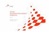 ICT PSP Information Policy Support Programme - FFG · PDF file 2018-10-22 · Theme 2 : Digital content, open access and creativity 41 Theme 3 : ICT for health, ageing well and inclusion