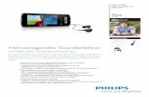 Leaflet SA1MUS32K 02 Released Switzerland (German) High · PDF file• Einfacher Video-Download aus dem Internet auf Ihren GoGear • Organisieren und Anzeigen von Mediendateien wie
