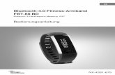 Blutdruck- & Herzfrequenz-Messung, IP67 · PDF fileIhr neues Fitness-Armband Sehr geehrte Kundin, sehr geehrter Kunde, vielen Dank für den Kauf diese Bluetooth-Fitness-Armbands. Mit