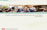 Public Health /Gesundheitswissenschaften Bachelor · PDF file1. Tätigkeiten in Einrichtungen und Institutionen des Pflegeund Gesun- d- Tätigkeiten in Einrichtungen und Institutionen