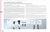 BLUTDRUCKMESSGERÄTE BLOOD PRESSURE MEASURING DEVICES · PDF file 2015-12-10 · Today, blood pressure measuring . devices are convenient and easy-to-use – a must for doctors and