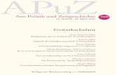 APuZ - bpb.de · PDF fileAPuZ Aus Politik und Zeitgeschichte 13–14/2010 · 29. März 2010. Gewerkschaften. Hans-Jürgen Urban. Niedergang oder Comeback der Gewerkschaften? Rainer