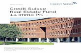 Geprüfter Jahresbericht Credit Suisse Real Estate Fund 1a ... · PDF file 2 Credit Suisse 1a Immo PK Geprüfter Jahresbericht per 30.September 2019 Inhalt 3 Wichtiges in Kürze 4