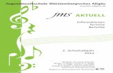 Jugendmusikschule Württembergisches Allgäu · PDF fileJugendmusikschule Württembergisches Allgäu jms AKTUELL Mitglieder des Zweckverbandes: Wangen im Allgäu, Leutkirch im Allgäu,